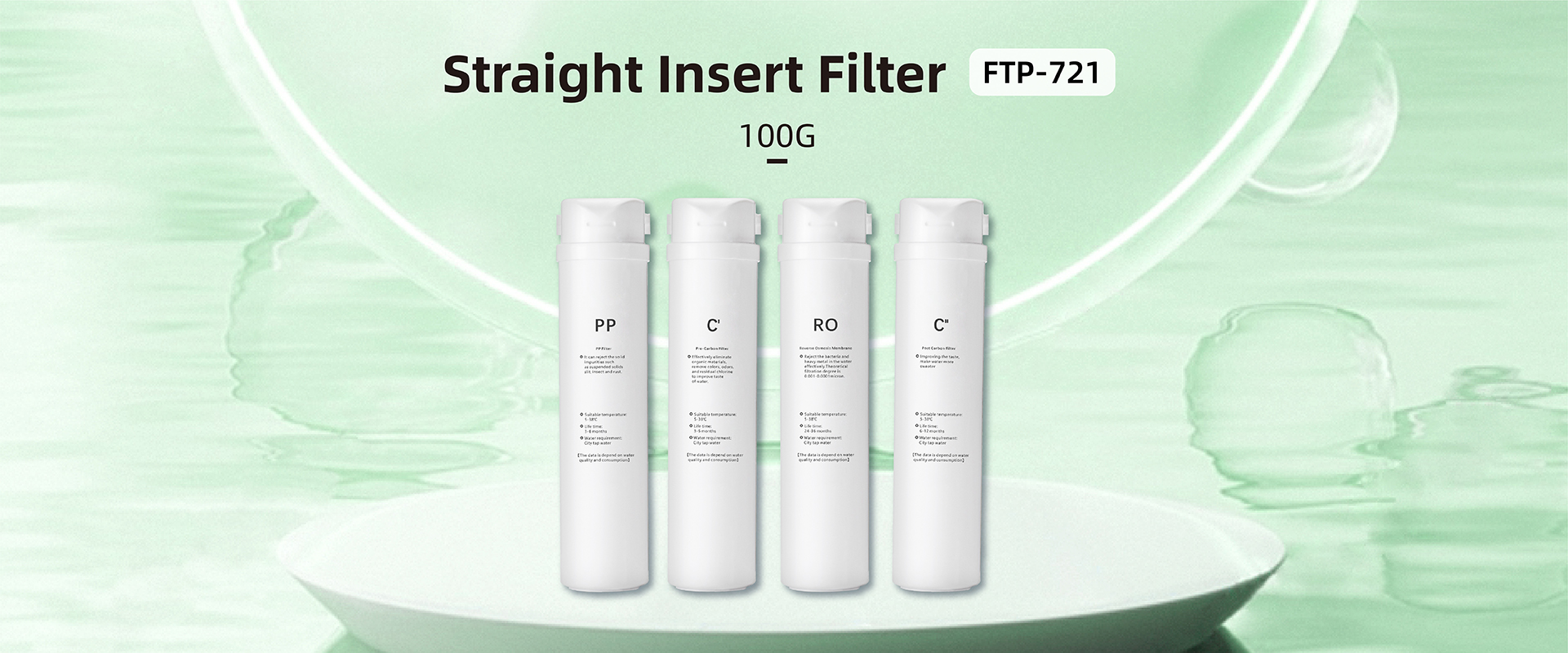 Hộp nước uống 100G Filter